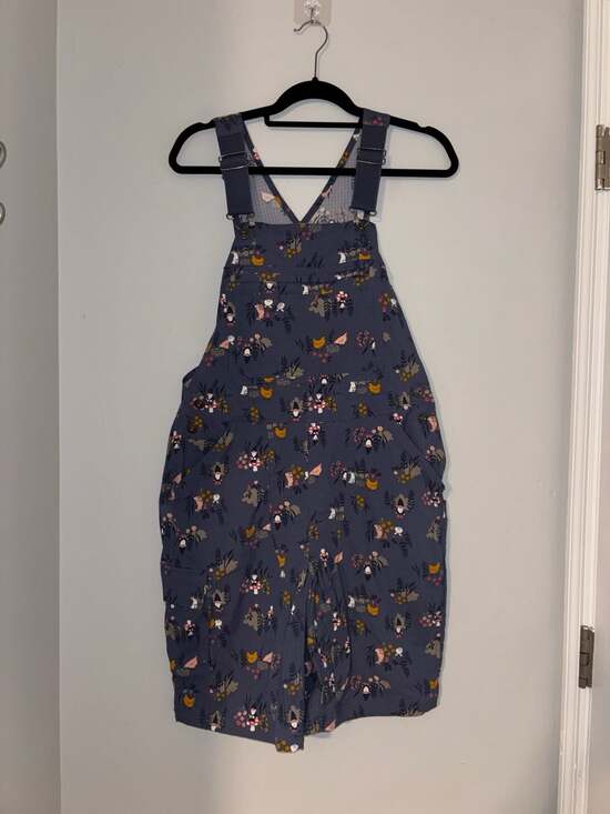 Duluth Trading Co. Denim - Duluth Trading gardening gnome, chicken, Mushroom overall Shorts